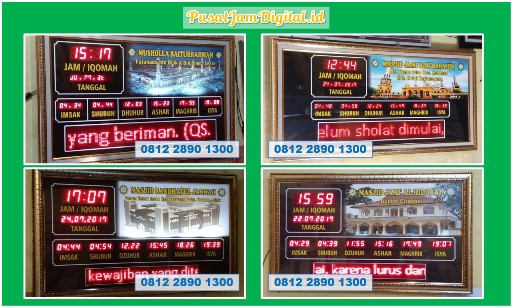 Jam Digital Untuk Masjid untuk Mesjid Kabupaten