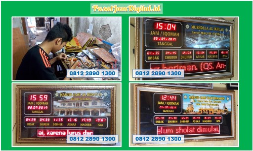 Jam Mesjid Digital untuk Masjid Kabupaten