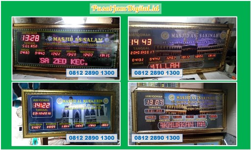Jam Masjid Digital untuk Mesjid Raya