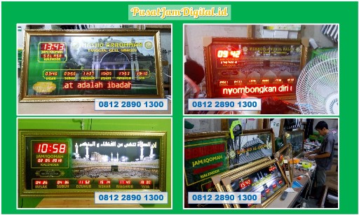 Jam Adzan Iqomah Digital  untuk Mesjid Kabupaten