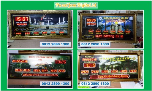 Jam Iqomah Digital untuk Masjid Kabupaten