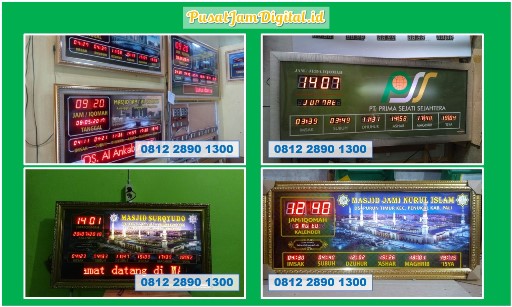 Jam Shalat Digital untuk Masjid Kota