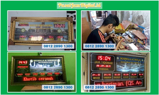 Jam Waktu Adzan Digital untuk Masjid Raya
