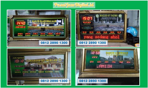 Jam Digital Sholat Murah untuk Masjid Kabupaten