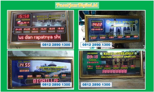 Jam Dinding Digital untuk Mesjid Kabupaten