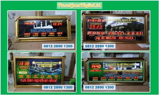 Jam Mesjid Digital untuk Masjid Kabupaten