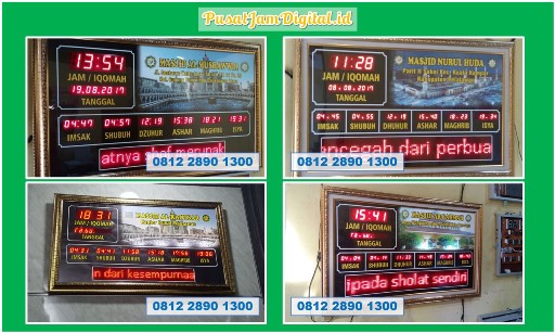 Jam Digital Sholat Masjid di Serang