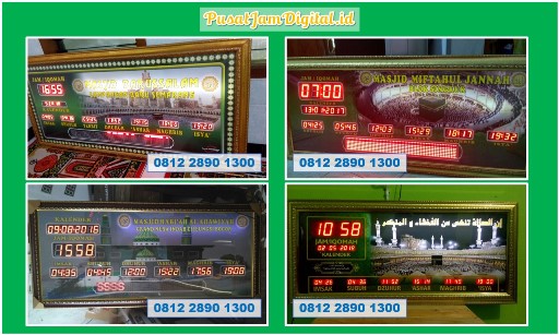 Jam Digital Besar untuk Masjid Raya