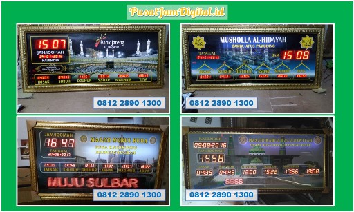 Jam Digital Iqomah Murah untuk Masjid Agung
