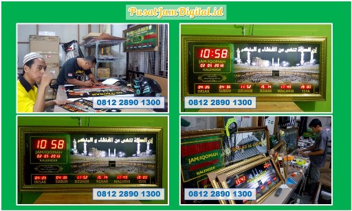 Jam Mesjid Digital di Pangkal Pinang, Bangka Belitung