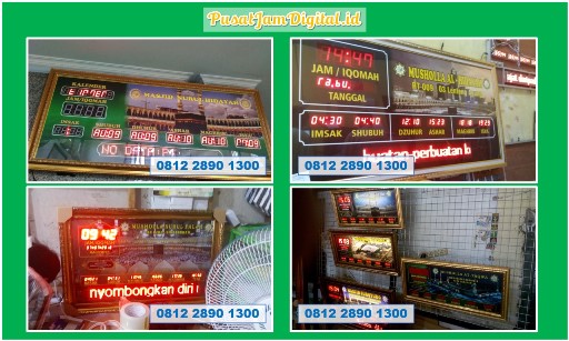 Jam Digital Mesjid untuk Masjid Kabupaten