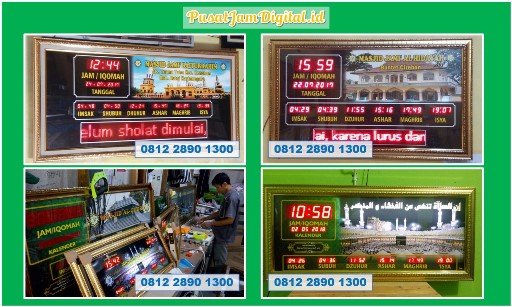 Jam Iqomah Digital untuk Masjid Kabupaten