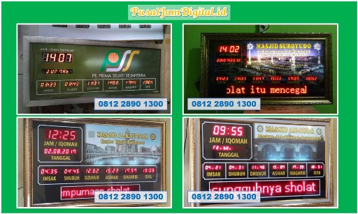 Jam Digital Adzan untuk Masjid Kabupaten