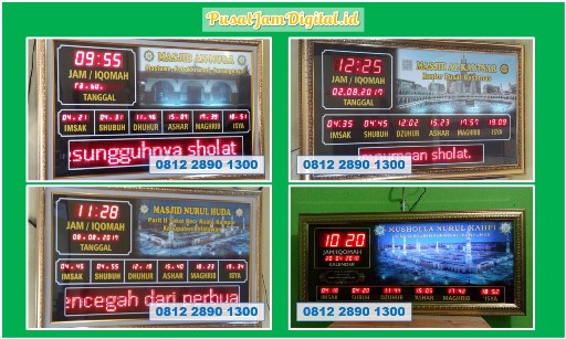 Jam Digital Abadi untuk Masjid Kabupaten