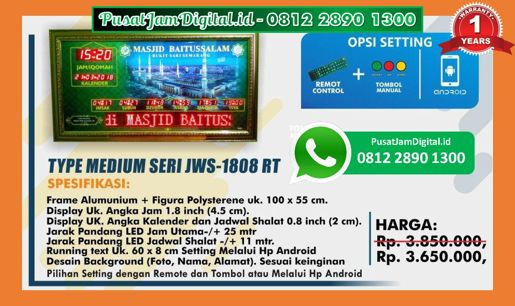 harga Jam Dinding Masjid di Balikpapan, Bandar Lampung, Sorong