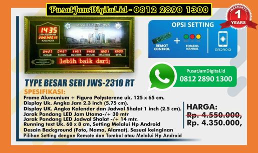 harga Jam Digital Masjid di Dukuh Setro, Nias Selatan, Tana Toraja