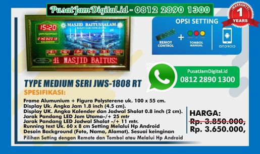 harga Jam Mesjid Digital di Lanny Jaya, Tanjung Balai, Fakfak