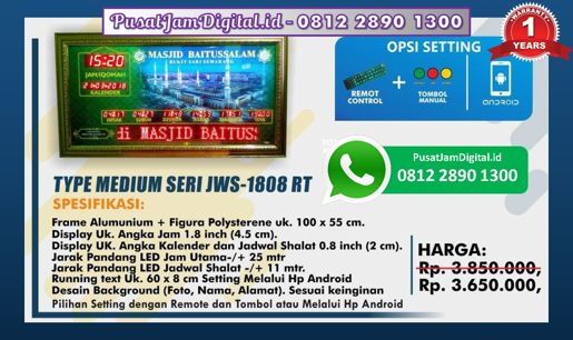 harga Jam Jadwal Sholat di Batang Hari, Aceh Singkil, Teminabuan