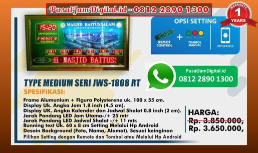 harga Jam Digital Adzan di Kepahiang, Banjar - Jabar, Kotamulia