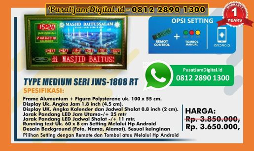 harga Jam Mesjid Digital di Rokan Hulu, Jakarta Utara, Anggi
