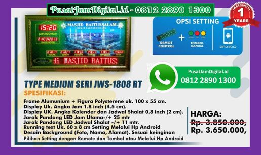 harga Jam Digital Sholat di Karangasem, Bandar Lampung, Dogiyai