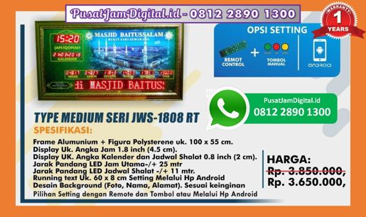 harga Jam Digital Masjid di Singkawang, Banggai Laut, Elelim