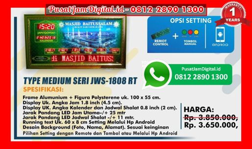 harga Jam Digital Adzan di Batang Hari, Jakarta Timur, Puncak