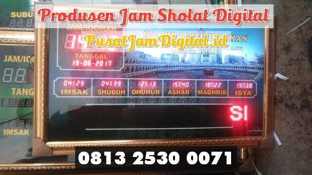 Jam Digital Sholat Masjid di Serdang Bedagai