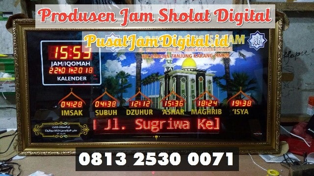 Jam Adzan Digital Murah di Pekanbaru
