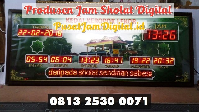 Jam Digital Masjid di Lampung Selatan