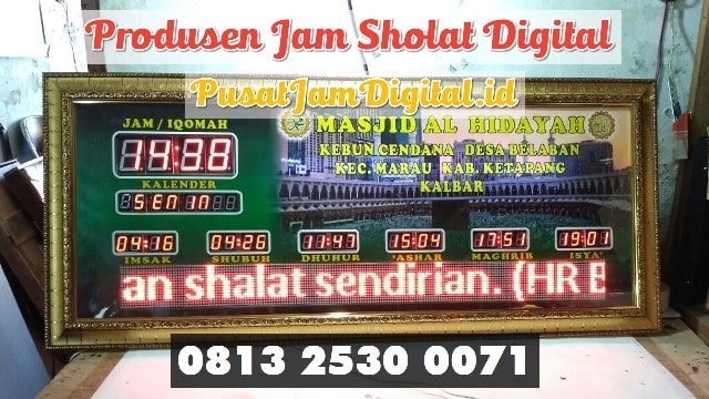 Jam Digital Iqomah di Siak