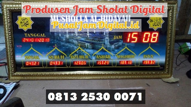 Jam Digital Masjid di Indragiri Hulu