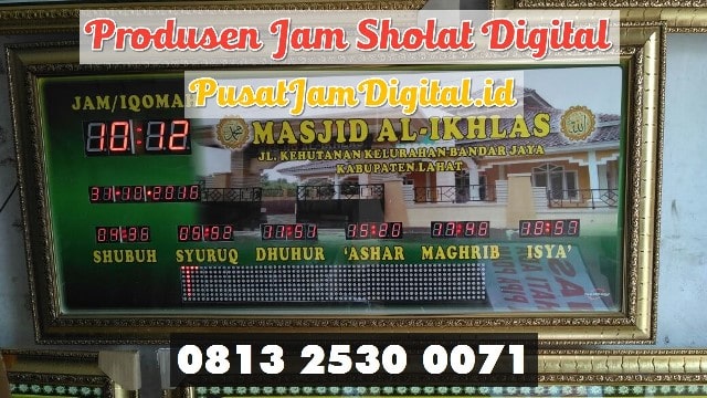 Jam Adzan Digital Murah di Pekanbaru