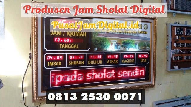 Jam Dinding Digital Led di Sawah Lunto