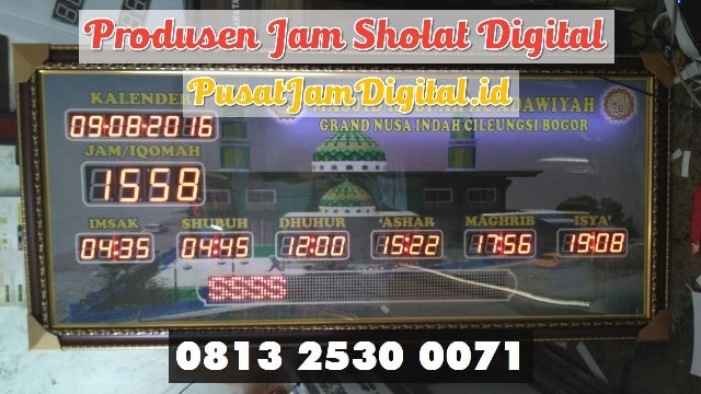 Jam Digital Masjid di Bungo
