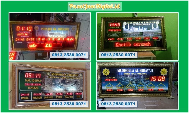 Jadwal Adzan Otomatis di Labuhanbatu Utara Pabrik Jam Dinding Digital Masjid Kecamatan Angkola Sangkunur Tebing Tinggi