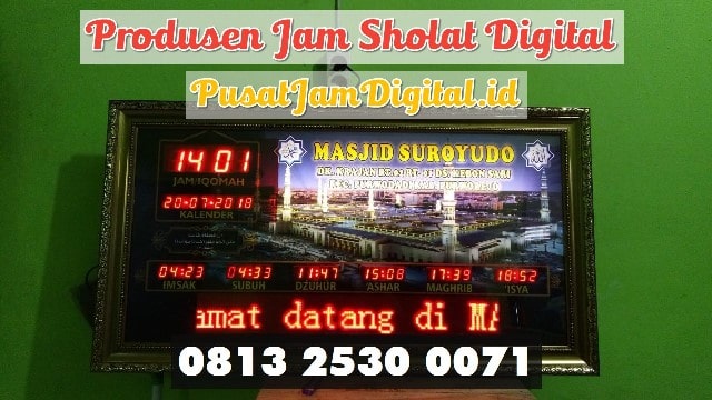 Jam Digital Iqomah di Batu Bara