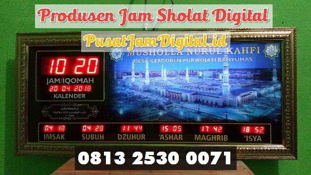 Jam Digital Iqomah di Batu Bara