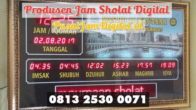 Jam Digital Masjid di Labuhanbatu