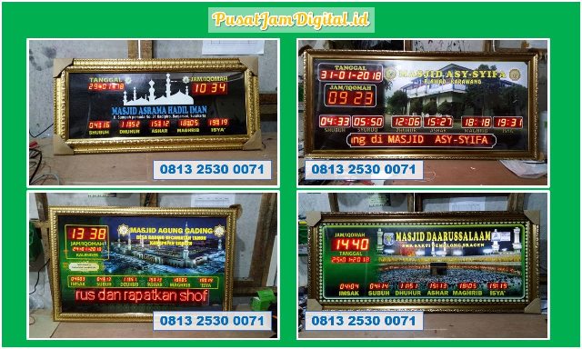 Adzan Digital Digital di Karo Pusat Jam Penunjuk Waktu Sholat Otomatis Kecamatan Brandan Barat Nias Selatan