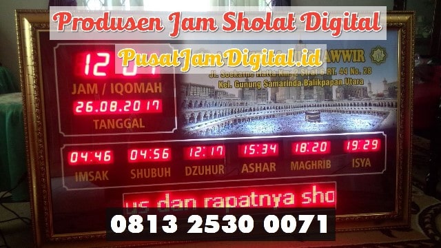 Jam Waktu Digital di Lampung Barat