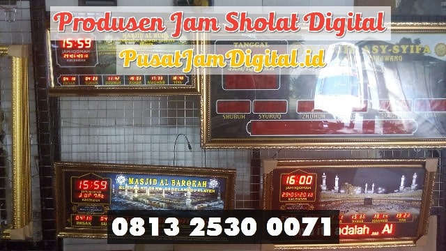 Jam Iqomah Digital di Lubuk Linggau