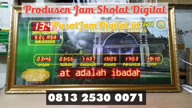 Jadwal Adzan Digital di Pohuwato