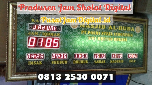Jam Digital Berjalan di Padang Sidempuan