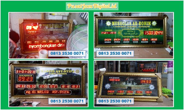 Adzan Digital Digital di Bukittinggi Distributor Jam Waktu Masjid Asam Jujuhan Lima Puluh Kota