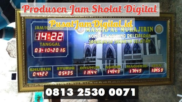 Jam Digital Berjalan di Padang Sidempuan