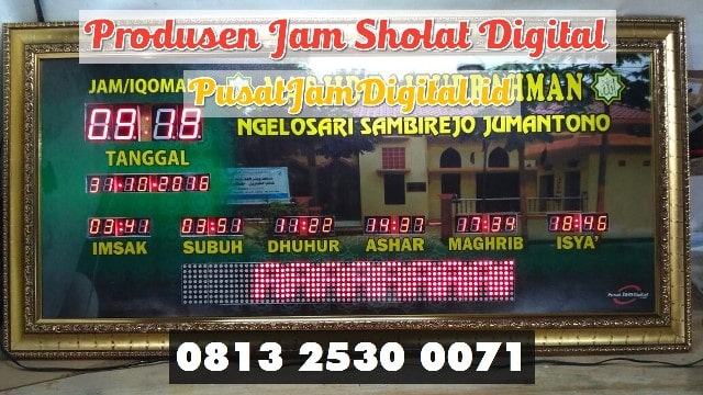 Jam Digital Masjid di Lampung Selatan