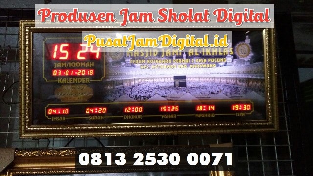 Jam Digital Mesjid di Padang Sidempuan