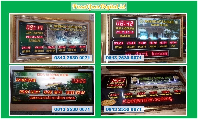 Jam Adzan Digital Murah di Lingga Pusat Jam Dinding Suara Adzan Serasan Timur Tanjung Pinang
