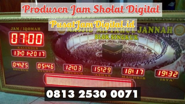 Jam Adzan Digital di Indragiri Hulu